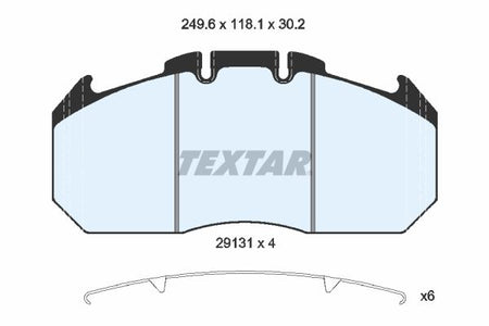 Textar Braking (tmd) 2913105 Brake Pad Set, disc brake - 2