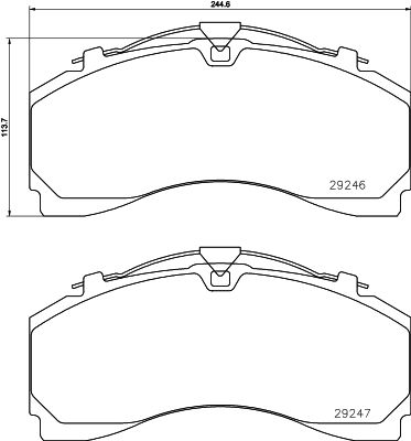 Textar Braking (tmd) 2924601 Brake Pad Set, disc brake - 2