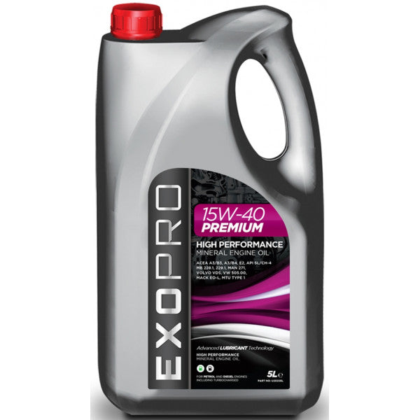 Exopro 15W40 Premium - 5 Litre