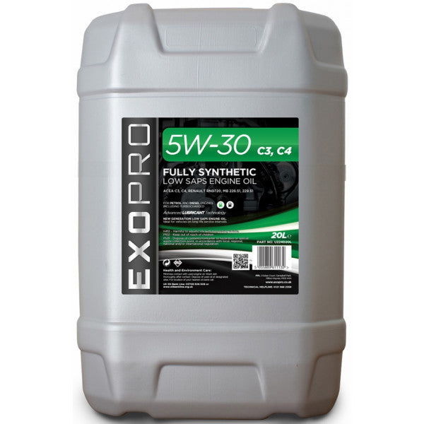Exopro 5W30 C3, C4 - 20 Litre