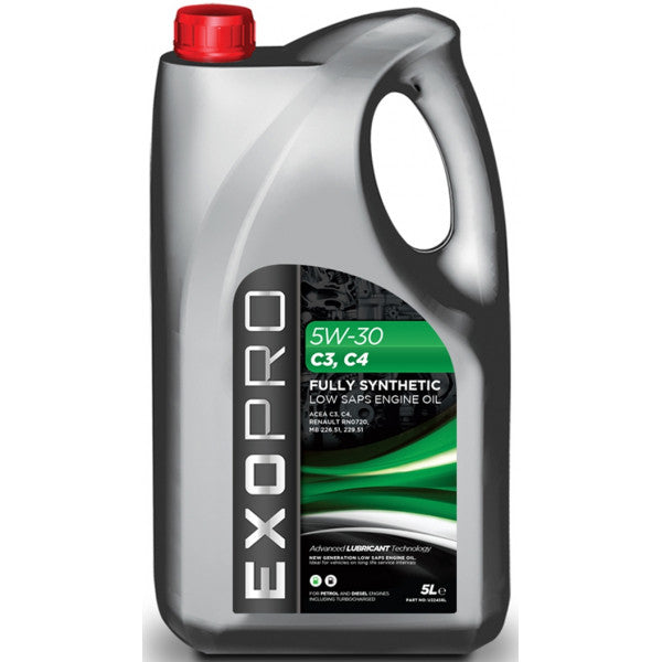 Exopro 5W30 C3, C4 - 5 Litre