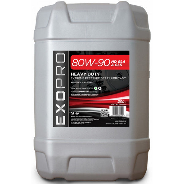 ExoPro 80W90 Hd Gl4 & Gl5 - 20 Litre