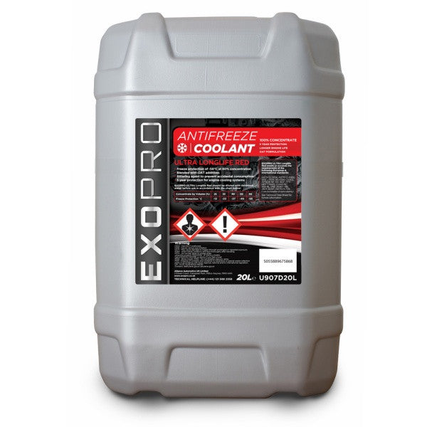 ExoPro Ultra Longlife Red Antifreeze - 20 Litre