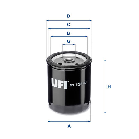 UFI 23.131.02 Oil Filter - 1