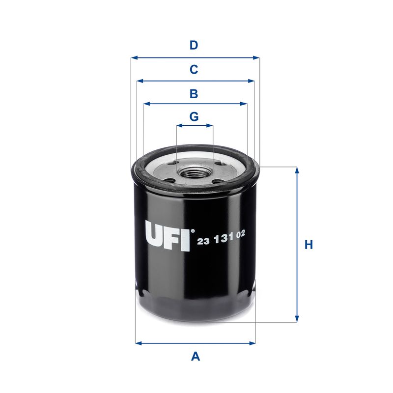UFI 23.131.02 Oil Filter - 1
