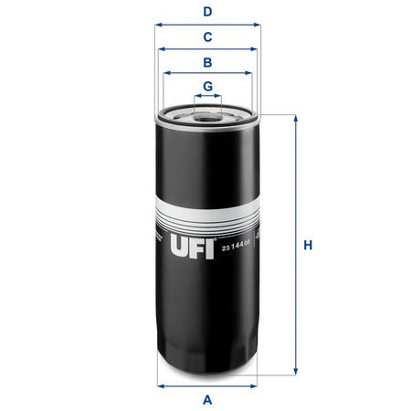 UFI 23.144.00 Oil Filter - 1