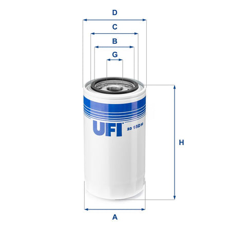 UFI 23.152.00 Oil Filter - 1
