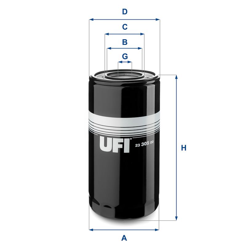 UFI 23.305.00 Oil Filter - 1