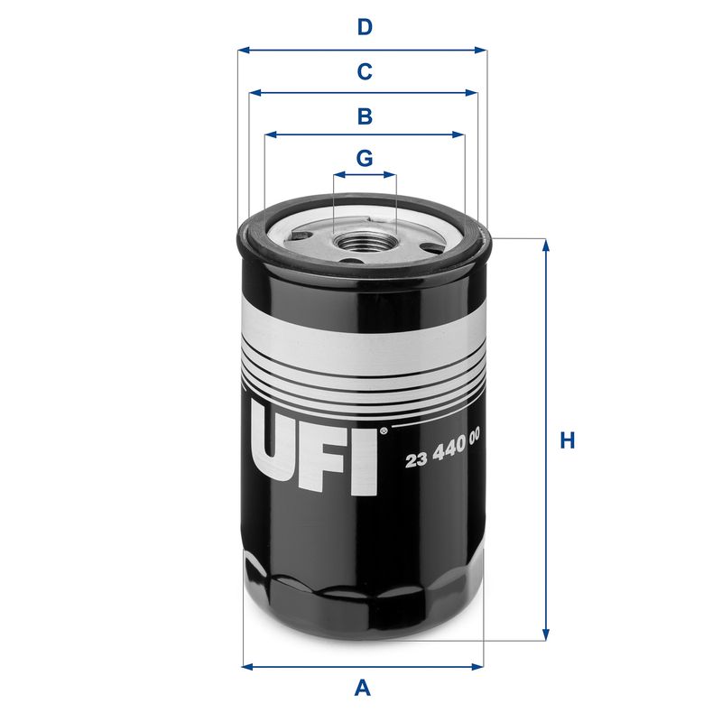 UFI 23.440.00 Oil Filter - 1