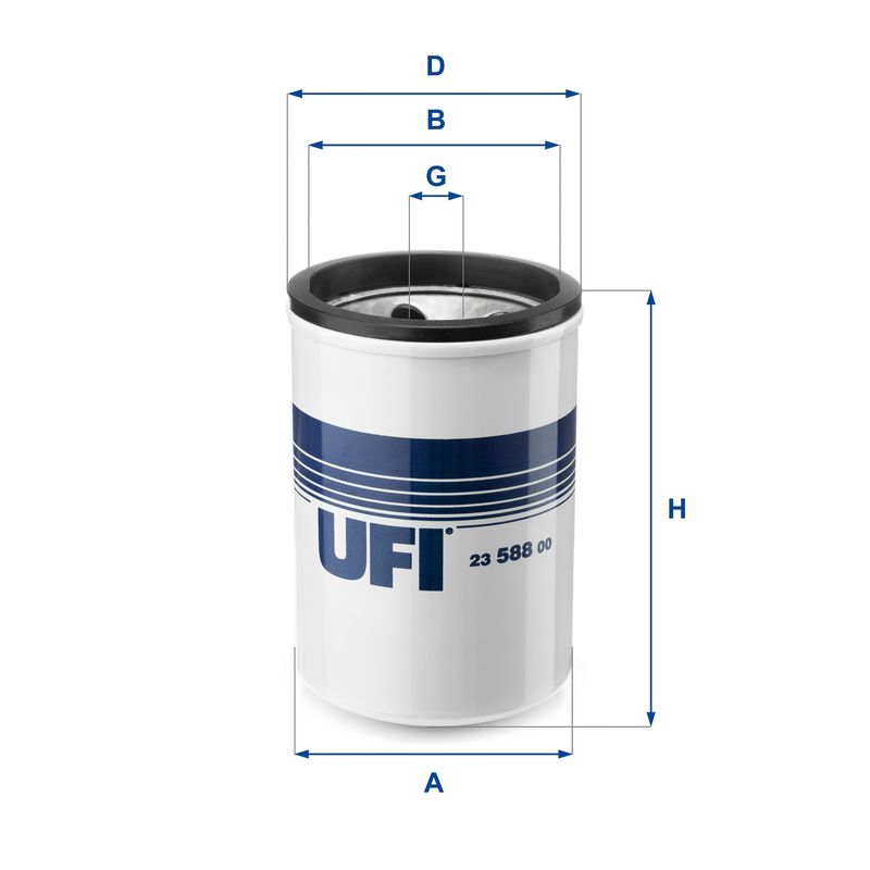 UFI 23.588.00 Oil Filter - 1