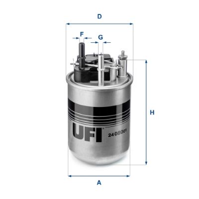 UFI 24.080.01 Fuel Filter - 1