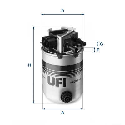 UFI 24.095.00 Fuel Filter - 1