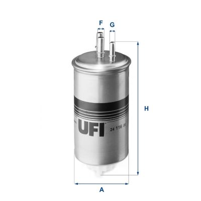 UFI 24.116.00 Fuel Filter - 1