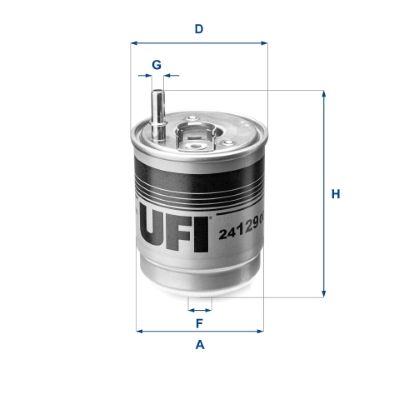 UFI 24.129.00 Fuel Filter - 1