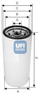 UFI 24.140.00 Fuel Filter - 1