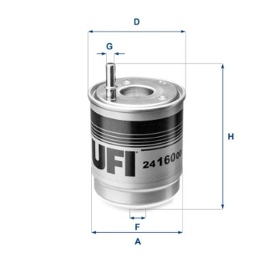 UFI 24.160.00 Fuel Filter - 1