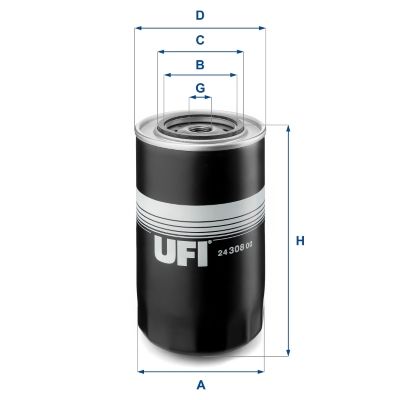 UFI 24.308.00 Fuel Filter - 1