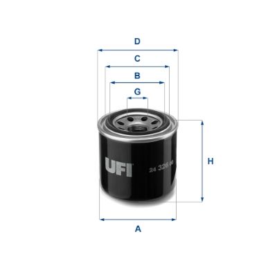 UFI 24.326.00 Fuel Filter - 1
