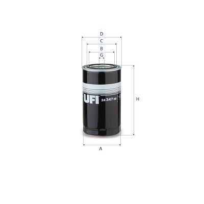 UFI 24.347.00 Fuel Filter - 1