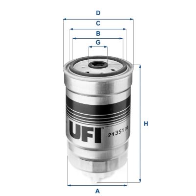 UFI 24.351.00 Fuel Filter - 1