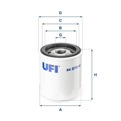 UFI 24.370.00 Fuel Filter - 1