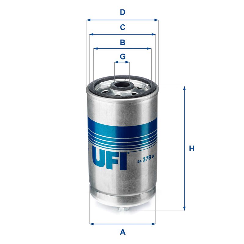 UFI 24.378.00 Fuel Filter - 1