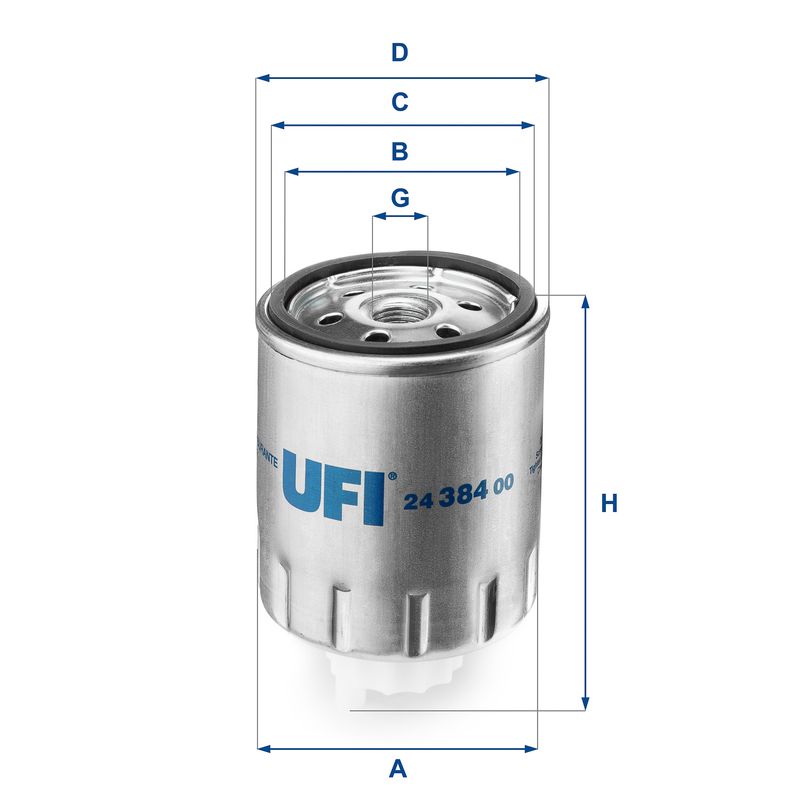 UFI 24.384.00 Fuel Filter - 1