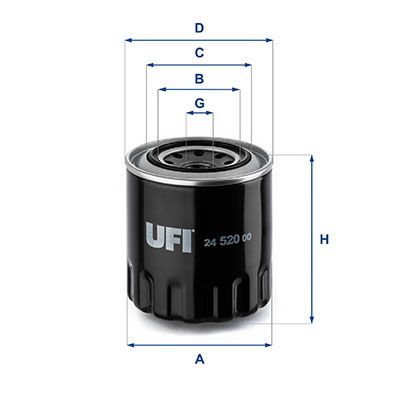 UFI 24.520.00 Fuel Filter - 1