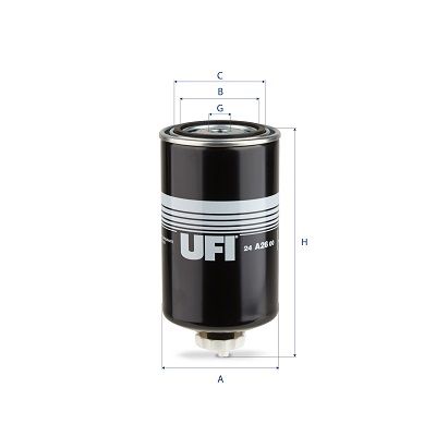 UFI 24.A26.00 Fuel Filter - 1