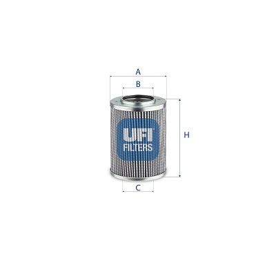 UFI 25.678.00 Filter, operating hydraulics - 1