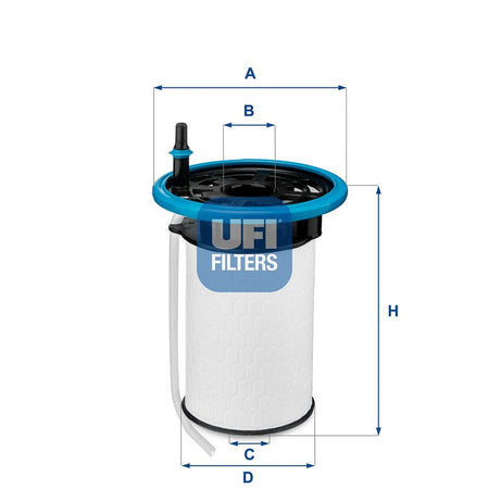 UFI 26.052.00 Fuel Filter - 1