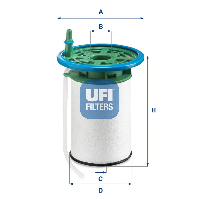 UFI 26.053.00 Fuel Filter - 1