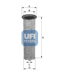 UFI 27.180.00 Air Filter - 1