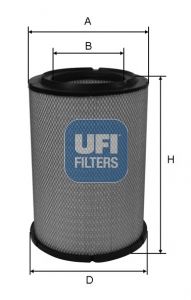 UFI 27.543.00 Air Filter - 1