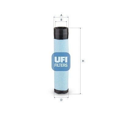 UFI 27.551.00 Secondary Air Filter - 1