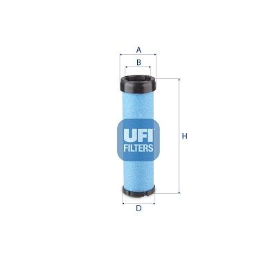UFI 27.A31.00 Secondary Air Filter - 1