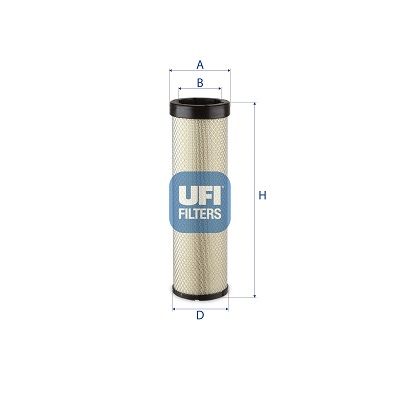 UFI 27.B30.00 Secondary Air Filter - 1