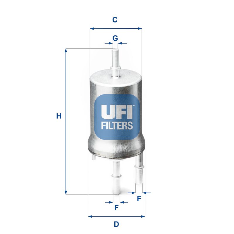 UFI 31.845.00 Fuel Filter - 1
