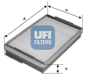 UFI 53.139.00 Filter, cabin air - 1