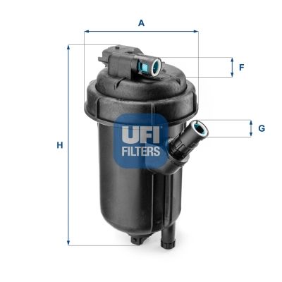 UFI 55.125.00 Fuel Filter - 1