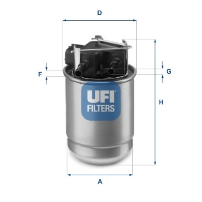 UFI 55.517.00 Fuel Filter - 1