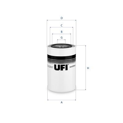 UFI 80.017.00 Oil Filter - 1