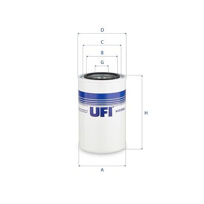UFI 80.039.00 Filter, operating hydraulics - 1