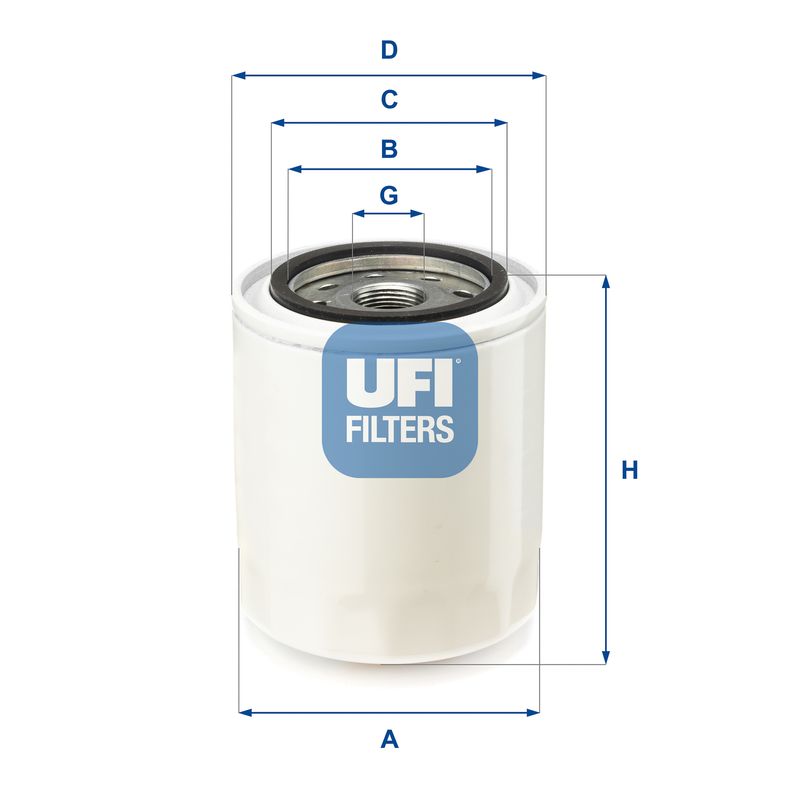 UFI 80.059.00 Hydraulic Filter, automatic transmission - 1