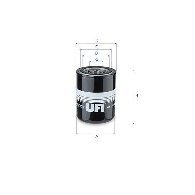 UFI 80.139.00 Filter, operating hydraulics - 1