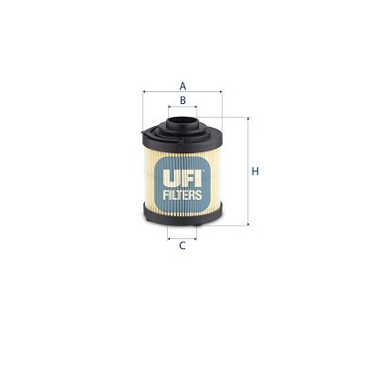 UFI 83.065.00 Filter, operating hydraulics - 1