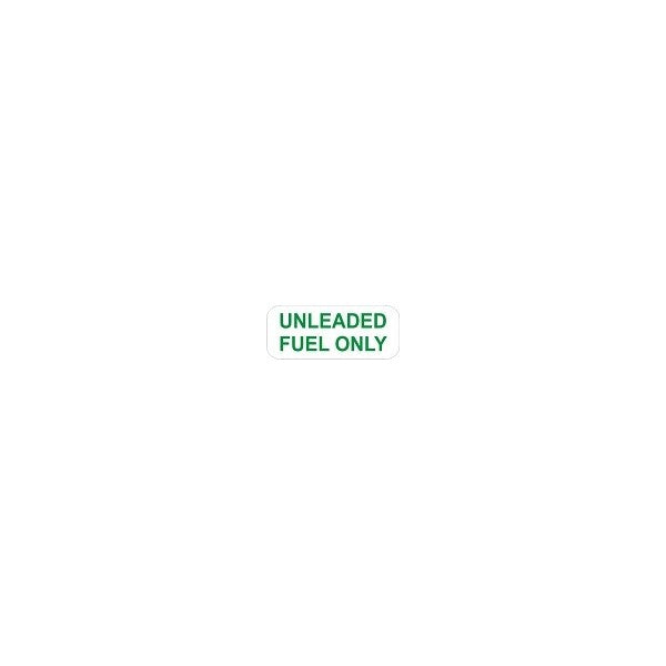 Outdoor Vinyl Sticker - Green - Unleaded Fuel