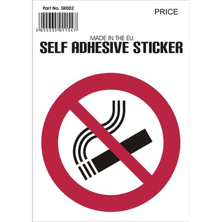 Outdoor Vinyl Sticker - No Smoking Circle