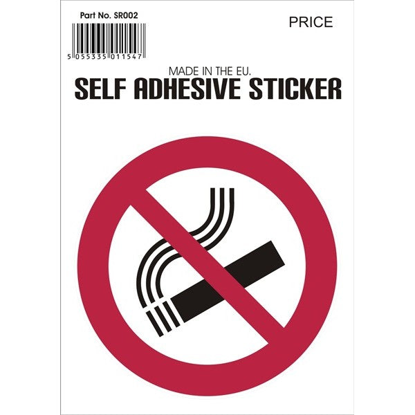 Outdoor Vinyl Sticker - No Smoking Circle
