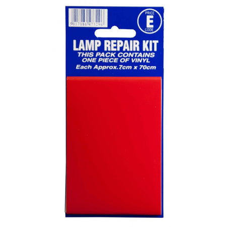 Lamp Repair Outside Sticker - Red